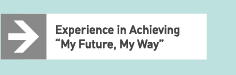 Experience in Achieving My Future, My Way