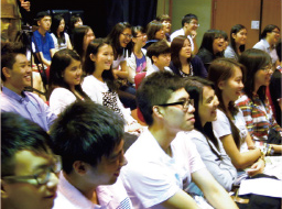 The solar ambassadors were attentive to Mr. Chan's presentation. Mr. Chan's sense of humour brought much fun to the workshop.