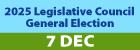 2025 Legislative Council General Election